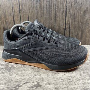 Reebok Womens Nano X2 CrossFit Black Running Shoes Sneakers Size 10